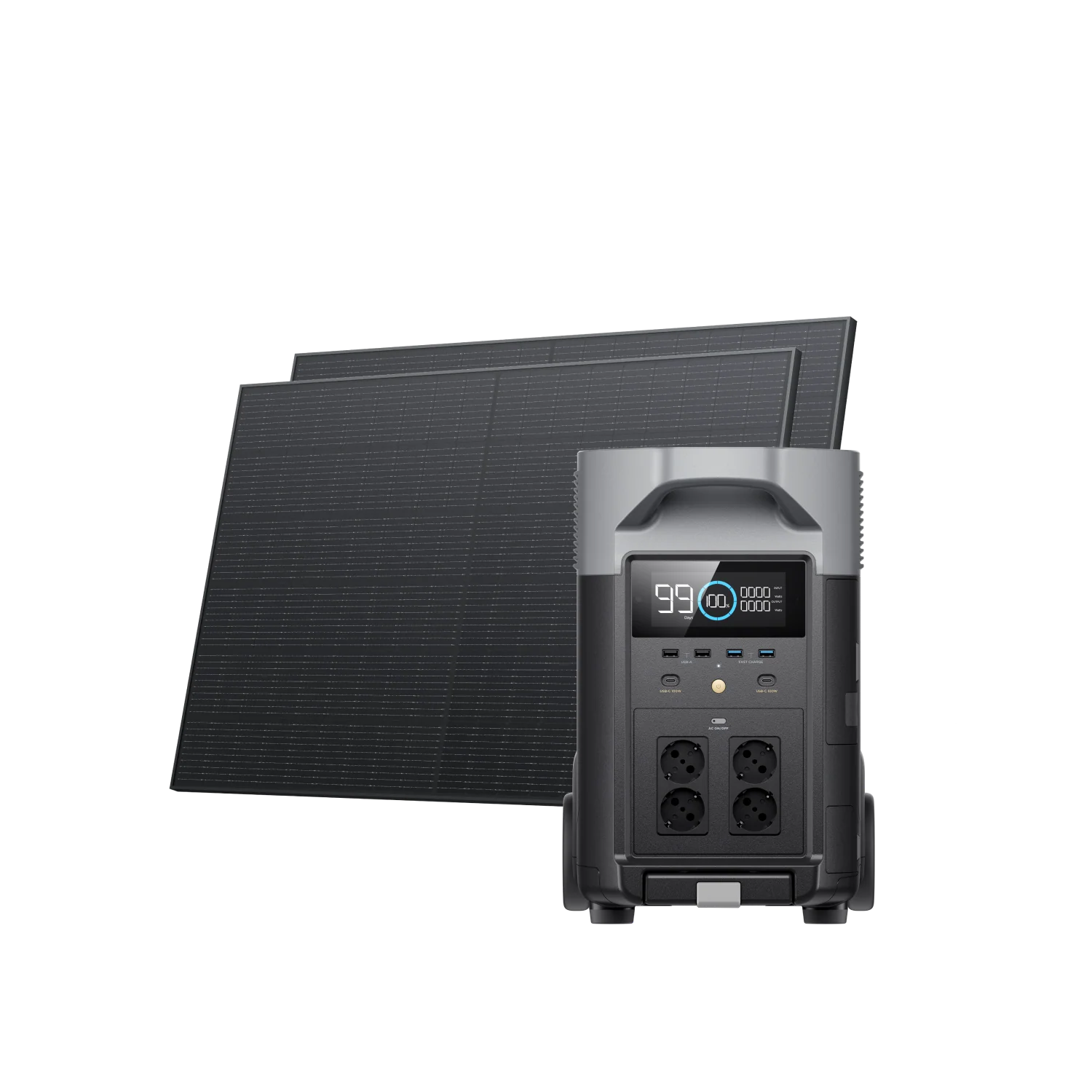 EcoFlow DELTA Pro Solar Generator (Rigid PV400W)